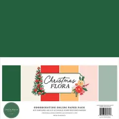 Carta Bella Christmas Flora Solids Kit