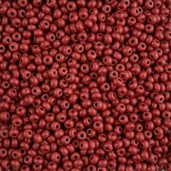 John Bead 6/0 Terra Intensive Matte Czech Glass Seed Beads, 500g Brown