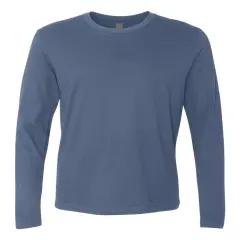 Next Level&reg; Cotton Long Sleeve T-Shirt Indigo