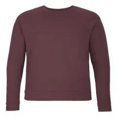 Next Level&reg; Malibu Crewneck Sweatshirt Heather maroon