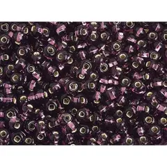 John Bead 6/0 Silver Lined Czech Glass Seed Beads, 500g Transparent Amethyst