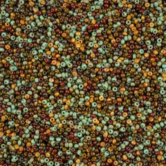 John Bead 11/0 Opaque Czech Glass Seed Beads, 250g Travertine Mix