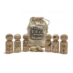 Nutcracker Peg Doll Set by Pegsies&trade;