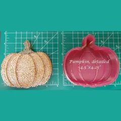 Detailed Pumpkin Silicone freshie Mold
