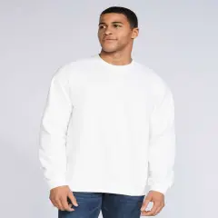 GILDAN&reg; Softstyle Midweight Crewneck Sweatshirt White
