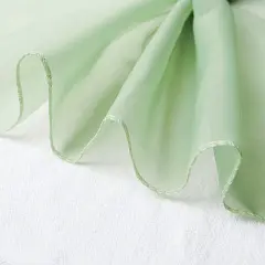 5ft x 14ft Premium Chiffon Sheer Backdrop Sage green