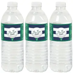 Big Dot of Happiness Par-Tee Time - Golf - Birthday or Retirement Party Water Bottle Sticker Labels - Set of 20