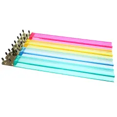 WE Games 4 Plastic Mahjong Racks - Includes Blue, Green, Pink & Yellow