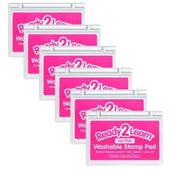 Washable Stamp Pad - Hot Pink - Pack of 6