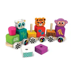 Kids Kits Wooden Train: Happy Friends