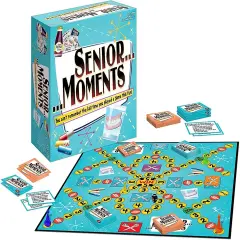 TDC Games Senior Moments Board Game for the Whole Family