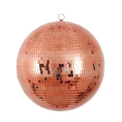 16-Inch wide Foam Rose Gold Disco Mirror Ball