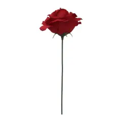 100-Pack: Burgundy Rose Picks, 8" Stems, 3" Wide, Floral Home by Artificial Flowers