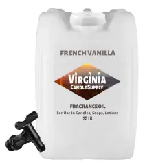 French Vanilla Fragrance Oil (Our Version of the Brand Name)(25 LB Tote with Spigot) for Candle Making, Soap Making, Tart Making, Room Sprays, Lotions, Car Fresheners, Slime, Bath Bombs, Warmers&hellip;