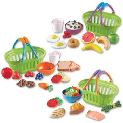 Learning Resources New Sprouts&reg; Healthy Meals Baskets - Set of 3