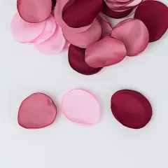 400 Matte Silk Rose Petals Round Artificial Flowers Table Dusty rose blush