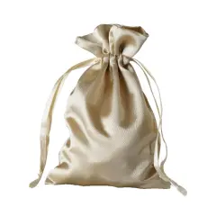 60 pcs 4x6 Satin Favor Drawstring Bags Champagne