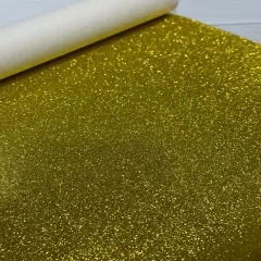 Gold Smooth Glitter Vinyl