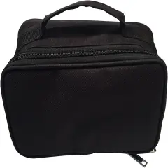 WE Games Padded Chess Travel Bag for Clock or Pieces - Black, 9.5 inches