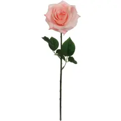 Delicate Light Pink Silk Rose Artificial Flowers - Stunning for Weddings, Home Decor and DIY Crafts