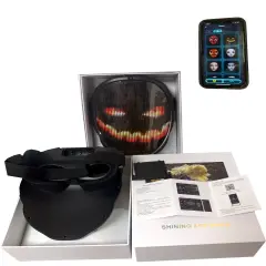 Programmable LED Light Up Mask