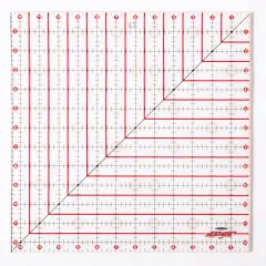 The Cutting EDGE 12.5&Prime; x 12.5&Prime; Clear Ruler