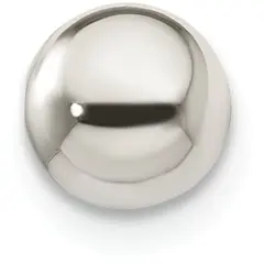 Sterling Silver Round Beads - Pack of 6