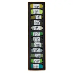 Townsend Artists' Soft Form Pastel Set -Mood for Green, Set of 12