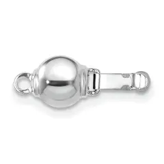 14K White Gold Pearl Clasp