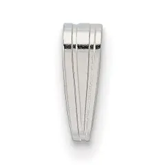 Sterling Silver 2.5mm Snap On Bail - Pack of 6