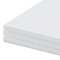 White Foam Board - 16" x 20" x 3/16", Pkg of 3 Sheets