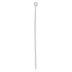 Sterling Silver 24GA Eyepin 2" - Pack of 12