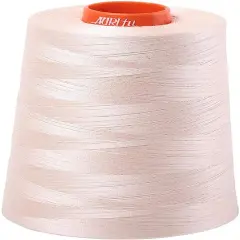 Aurifil 2000 - Light Sand - Mako 50 Wt 100% Cotton Thread, 6,452 Yard Cone