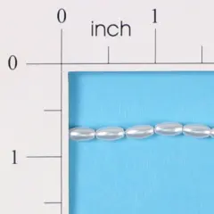 Loose Rice Pearl Strand White