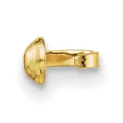 14K Gold Bead Tip 4 x 5mm