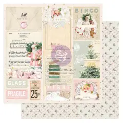 Christmas Market Collection - Sweet Holiday - 12"x12" w/ foil details / paper Scrapbook Supplies Material For Craft Notebooksdecoupage Album Journals Planners Art Journaling Bullet