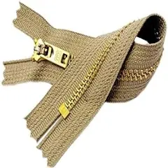 #5 Brass Jeans/Pants Khaki Aztec Medium Weight YKK Zippers - Color Khaki Aztec #896 - Choose Your Length - Made in The United States (1 Zipper Per Pack) (7" Inches)