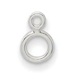 Sterling Silver Pendant Setting - Pack of 12