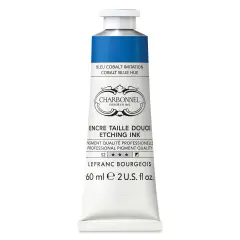 Charbonnel Etching Ink - Cobalt Blue, 60 ml