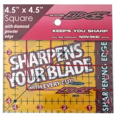 The Cutting EDGE 4.5&Prime; x 4.5&Prime; Clear Ruler