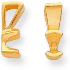 14K Gold 0.37ct Round Bezel Pendant Setting