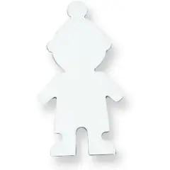 Sterling Silver Boy Stamping Disc