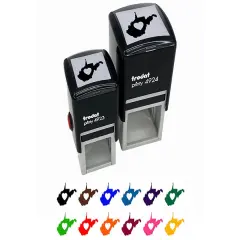 West Virginia State with Heart Self-Inking Rubber Stamp Ink Stamper Purple