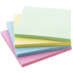 BAZIC Sticky Notes 3" X 3" 50 Ct. (4/Pack)