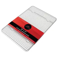 Last Confection Stainless Steel Baking & Cooling Rack - Cookie Baker's Oven Sheet Pan Wire Rack