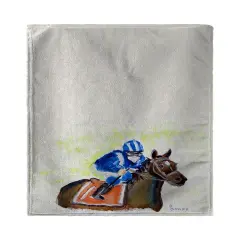 Betsy Drake Horse & Jockey Beach Towel