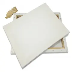 Four 16x20" Artist Canvases - Pre-Stretched Cotton Duck Double Acrylic Gesso