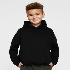 LAT&reg; Youth Long Sleeve Fleece Hoodie Black