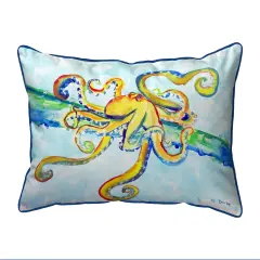 Betsy Drake Crazy Octopus Extra Large Pillow 20 X 24