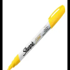 Oil-Based Paint Marker, Fine Point, Choose from 15 Different Colors Yellow